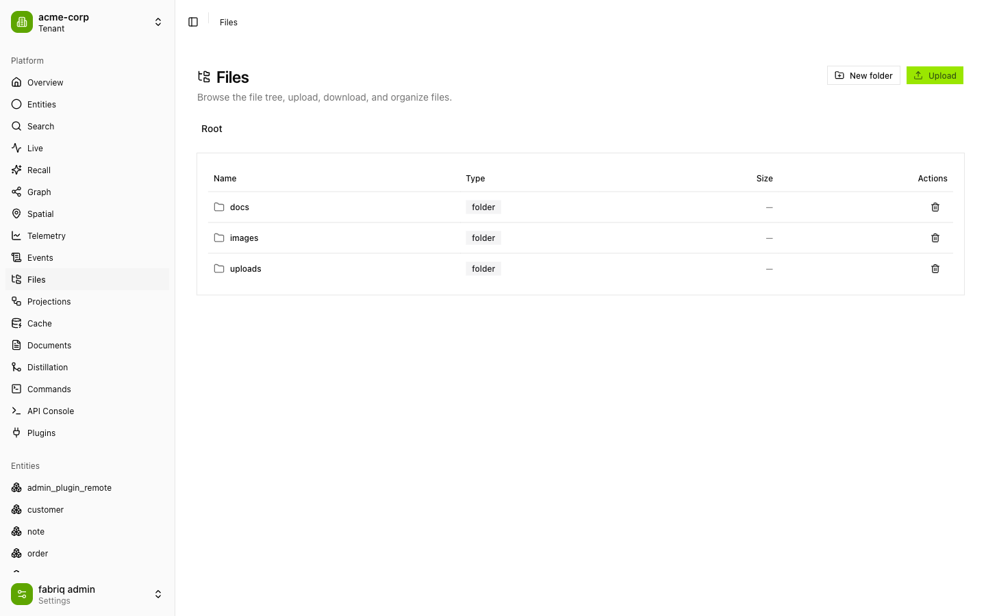 Files