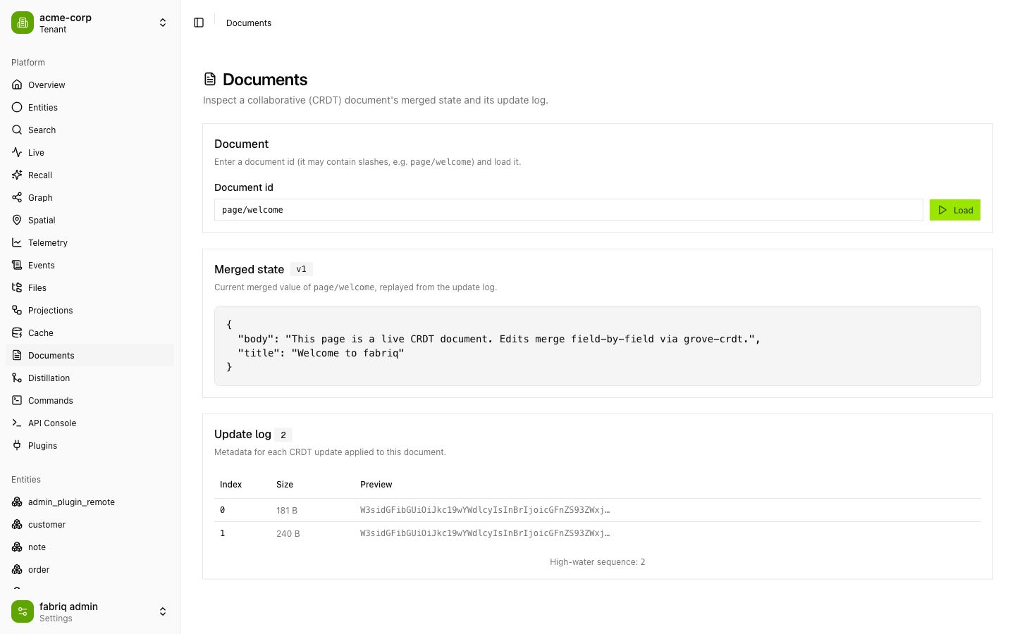 Documents
