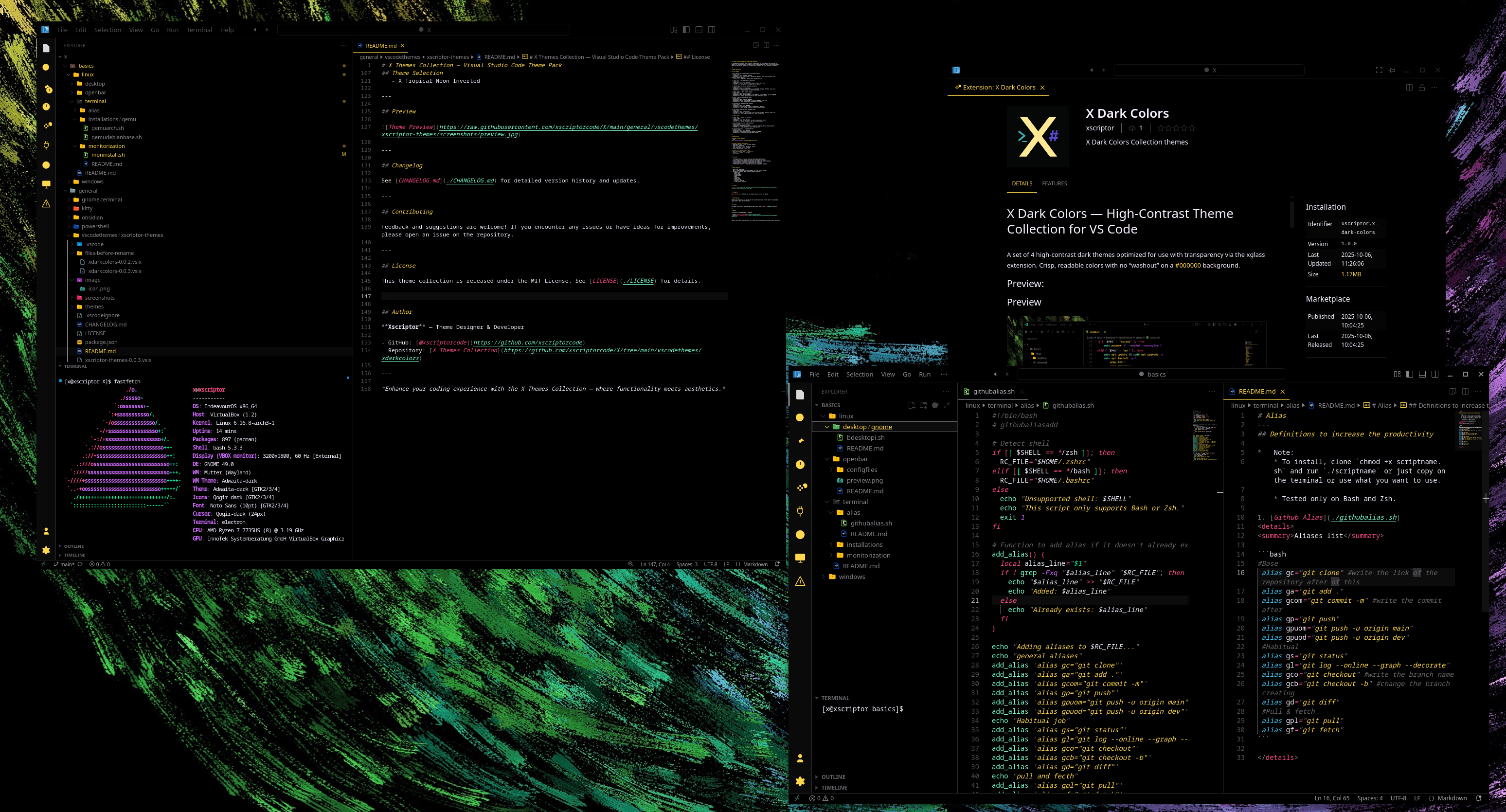 X Dark Colors preview 5