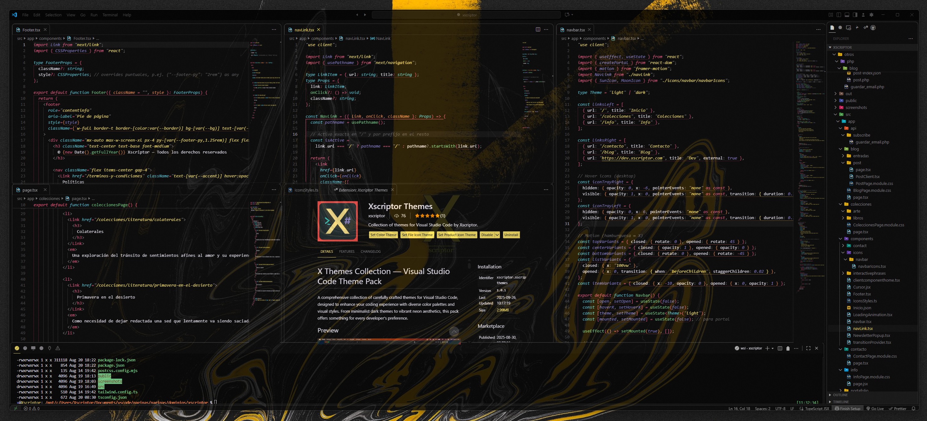 Xscriptor Themes preview 4