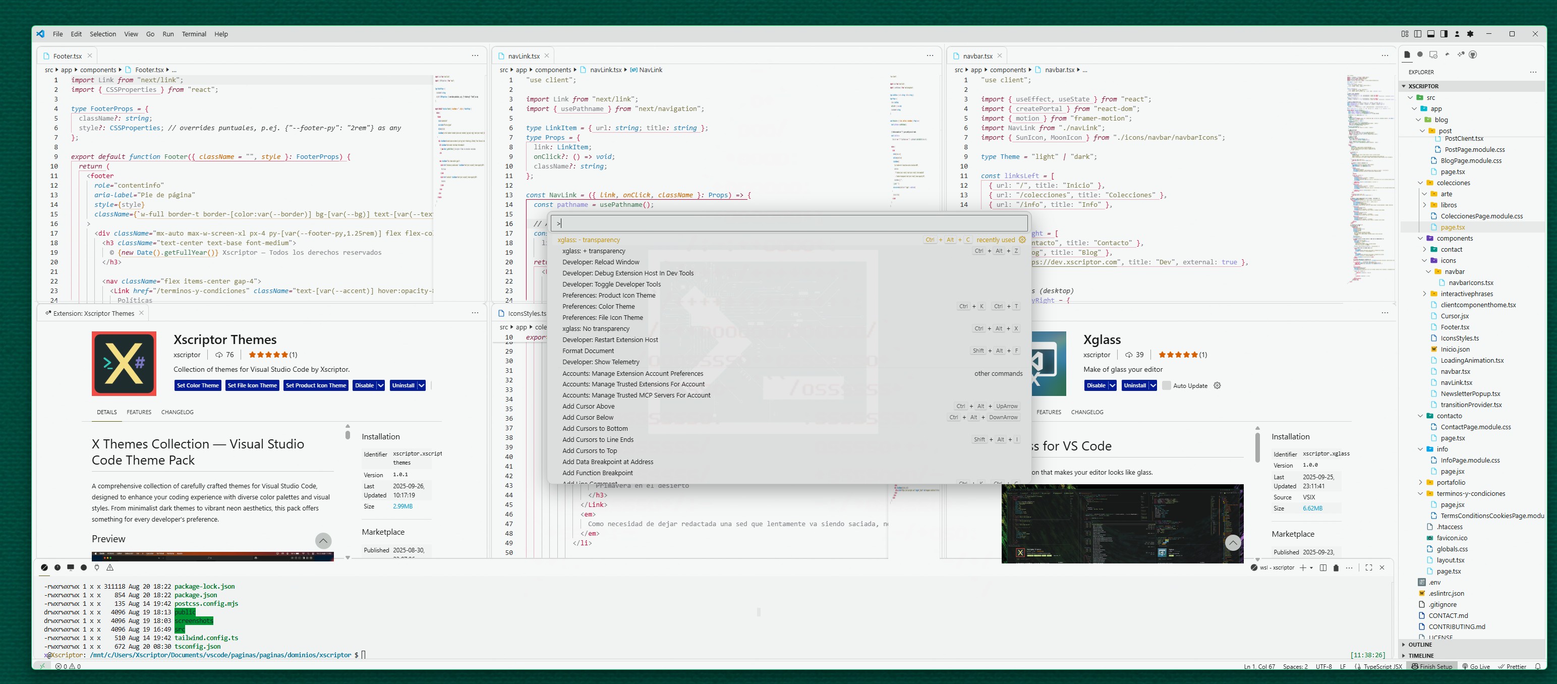 Xscriptor Themes preview 5