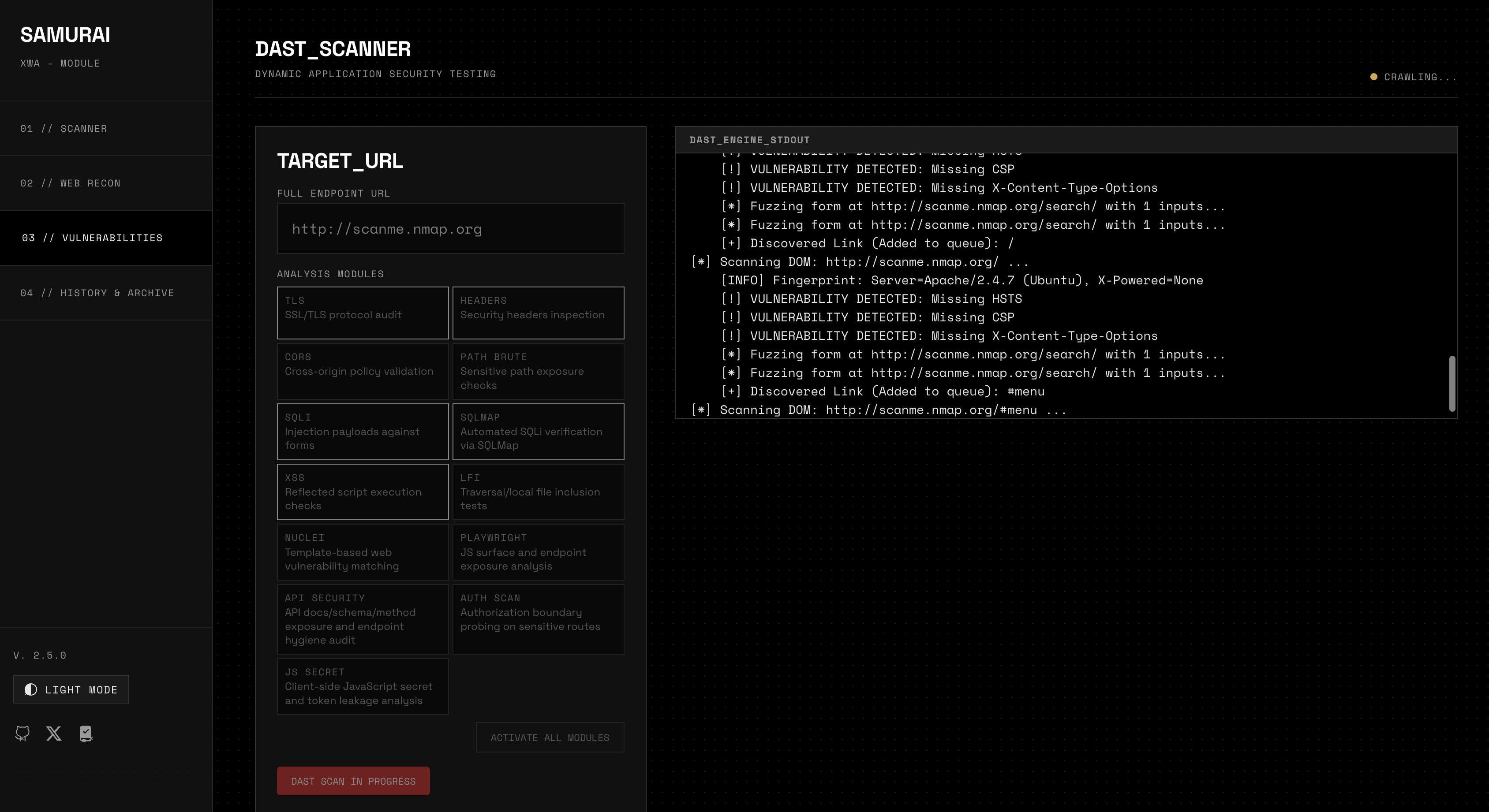 Samurai XWA Screenshot 01