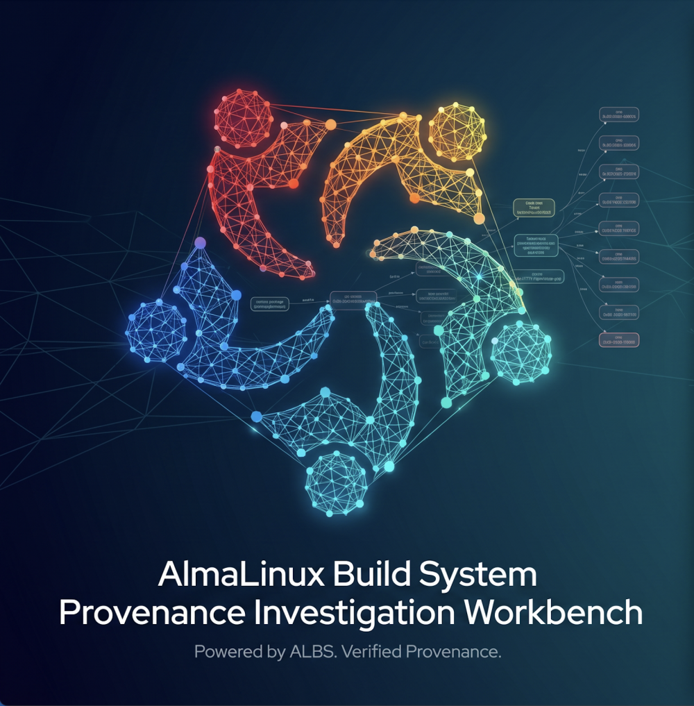 AlmaLinux Build System Provenance Investigation Workbench — Powered by ALBS. Verified Provenance.