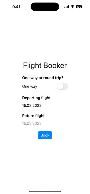 Flight Booker demo