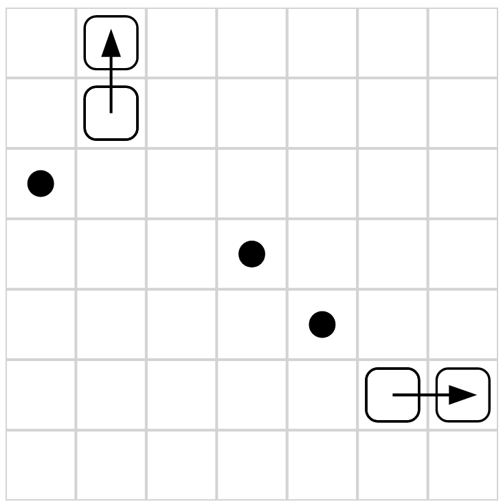 Example 7x7 game board