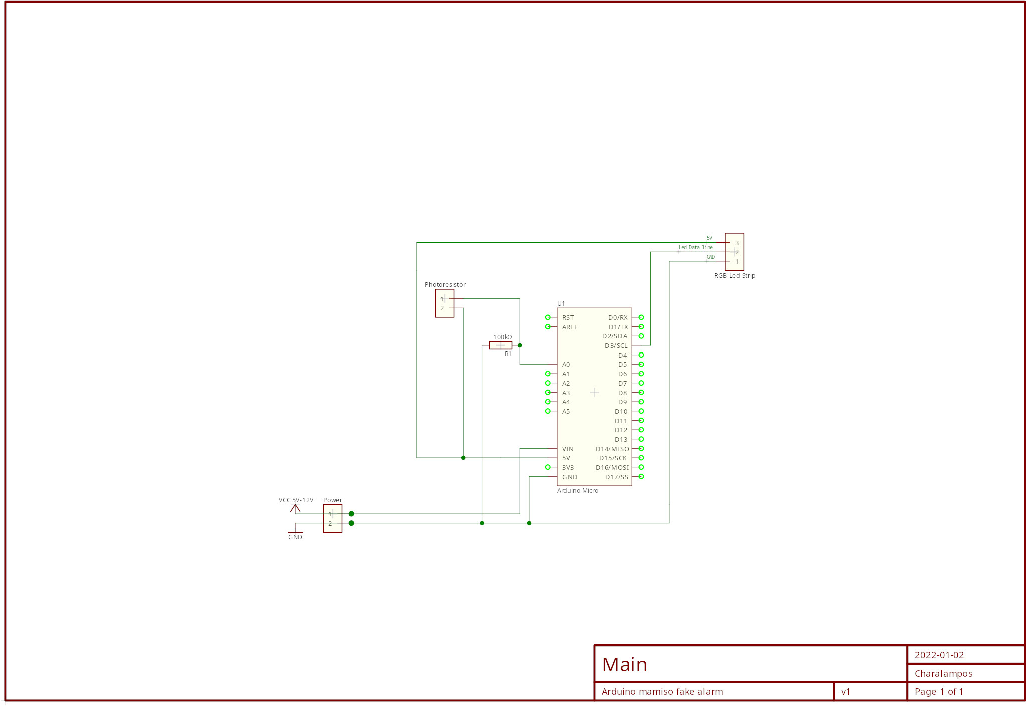 Schematic, attempt v1