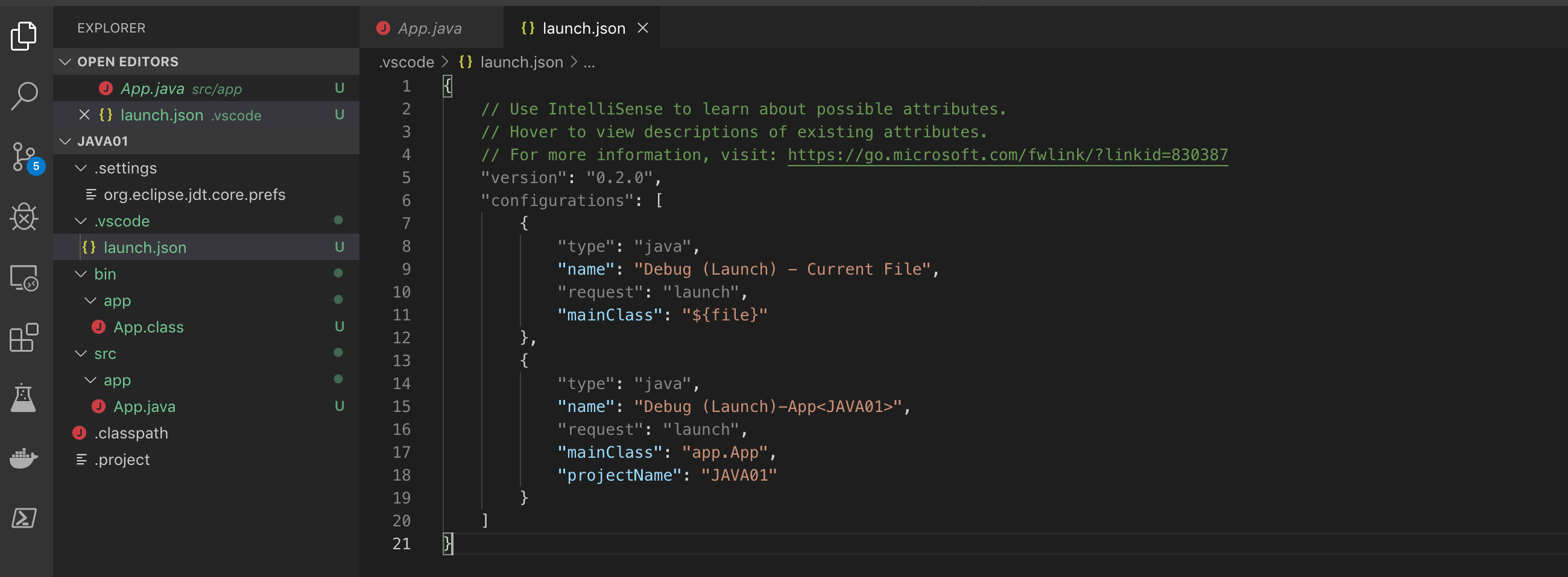 visual studio code java debug with arguments