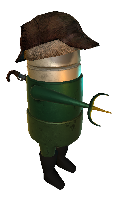 Full Huntsman cosmetic set from this mod