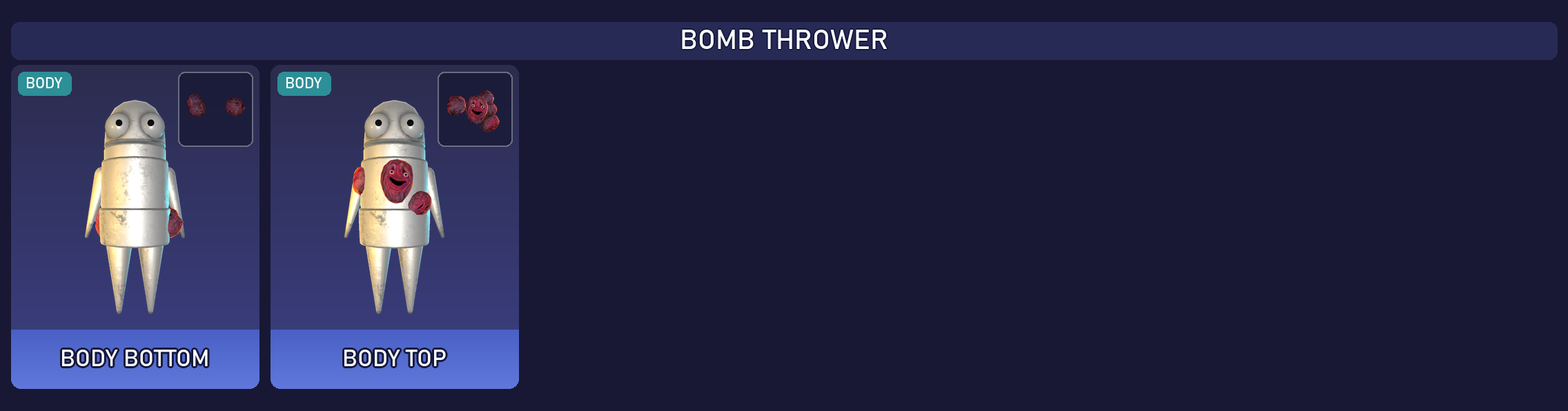 Preview of the Bomb Thrower cosmetic set