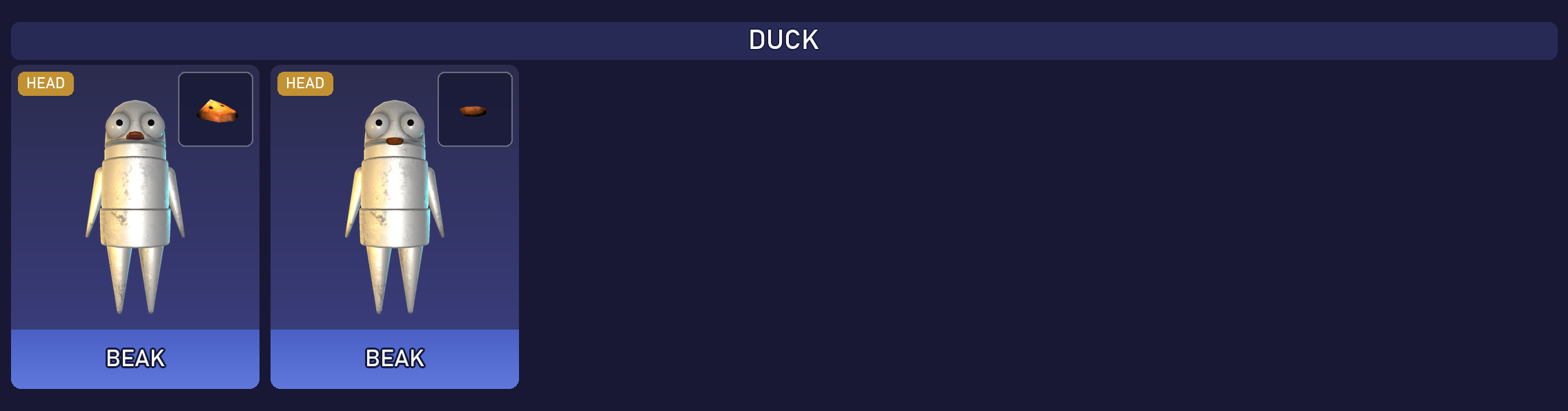 Preview of the Duck cosmetic set