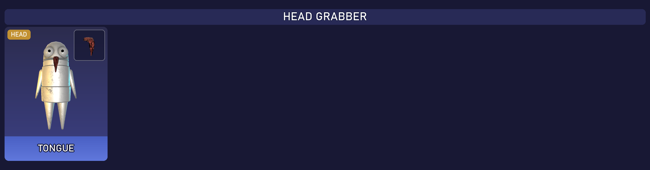 Preview of the Head Grabber cosmetic set