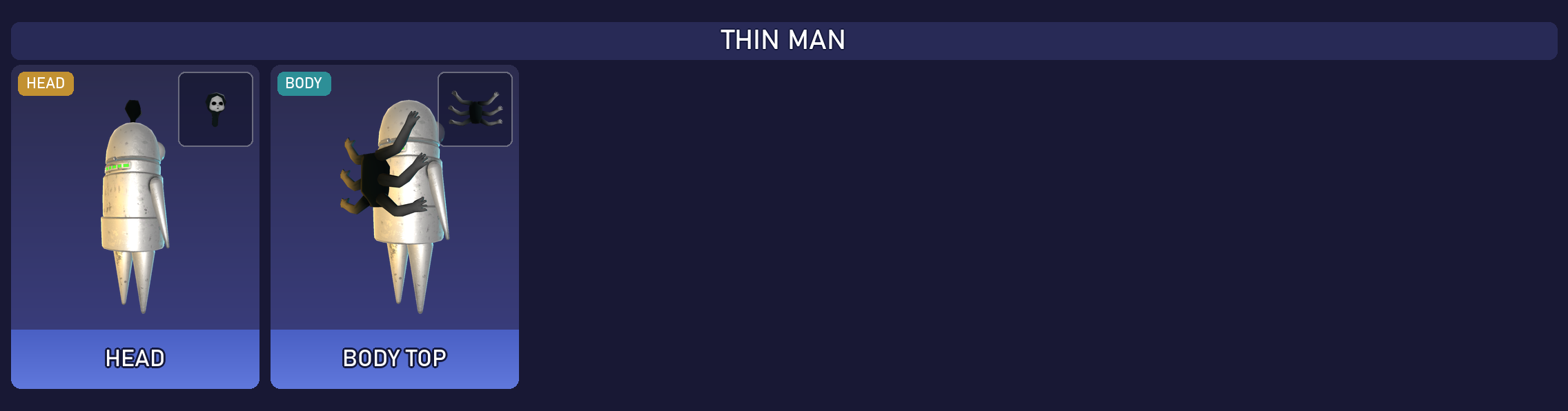 Preview of the Thin Man cosmetic set