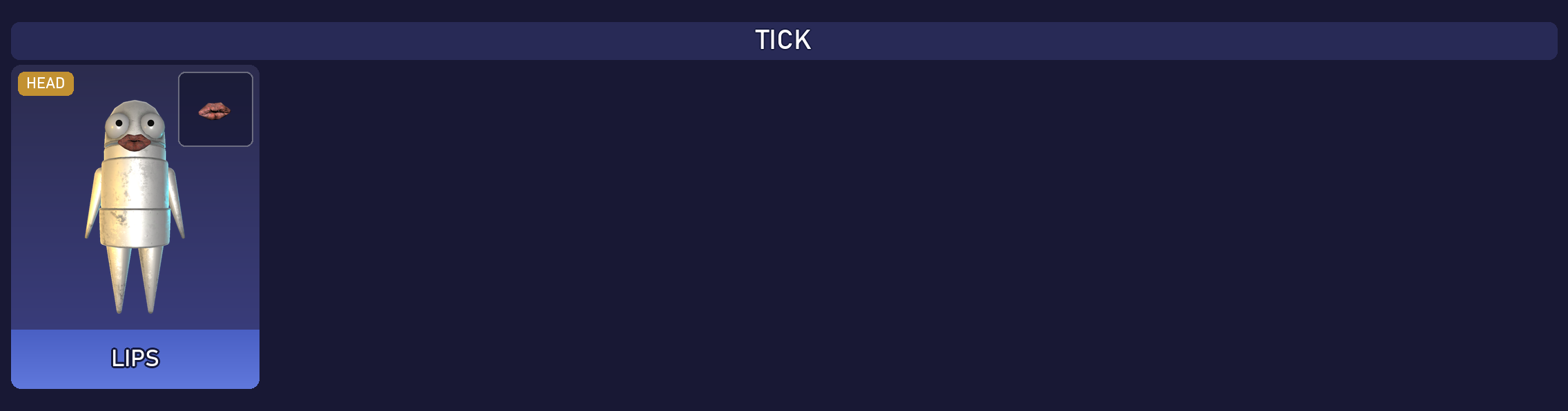 Preview of the Tick cosmetic set