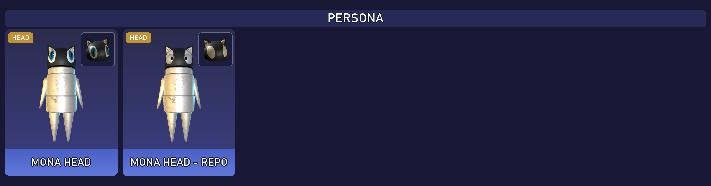 Preview of the Persona cosmetic set