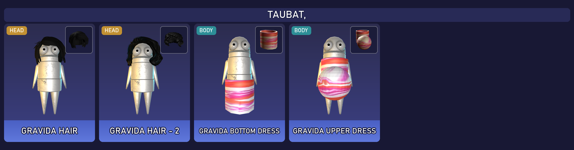 Preview of the Taubaté cosmetic set
