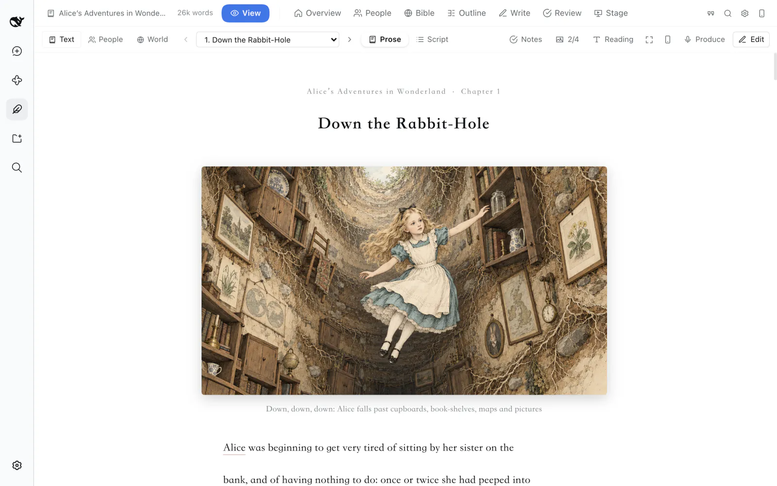 Reading: chapter 1, with its picture in the text