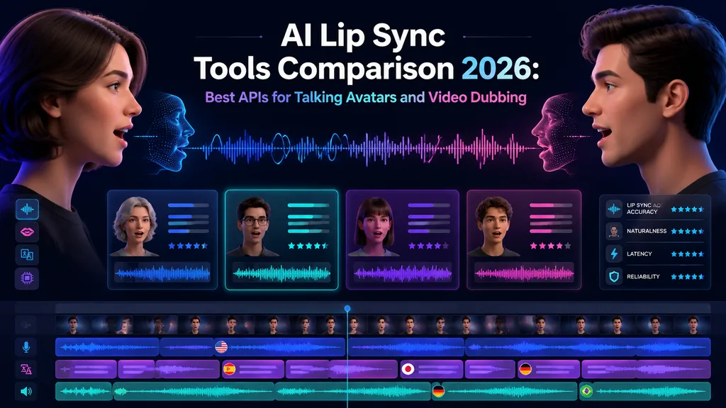 "AI Lip Sync Tools Comparison 2026: Best APIs for Talking Avatars and Video Dubbing"