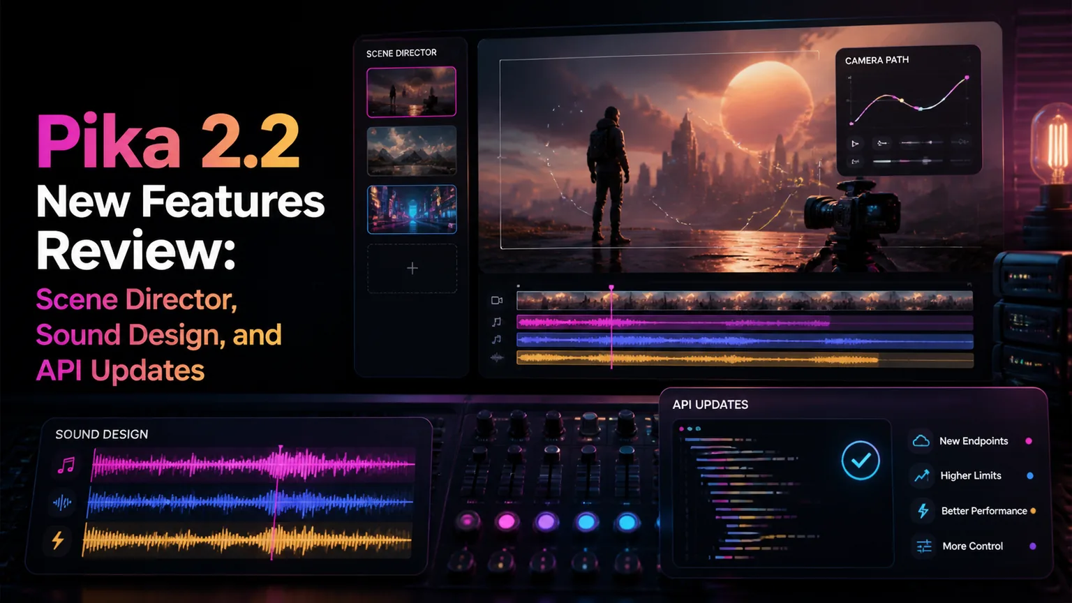 "Pika 2.2 New Features Review: Scene Director, Sound Design, and API Updates"