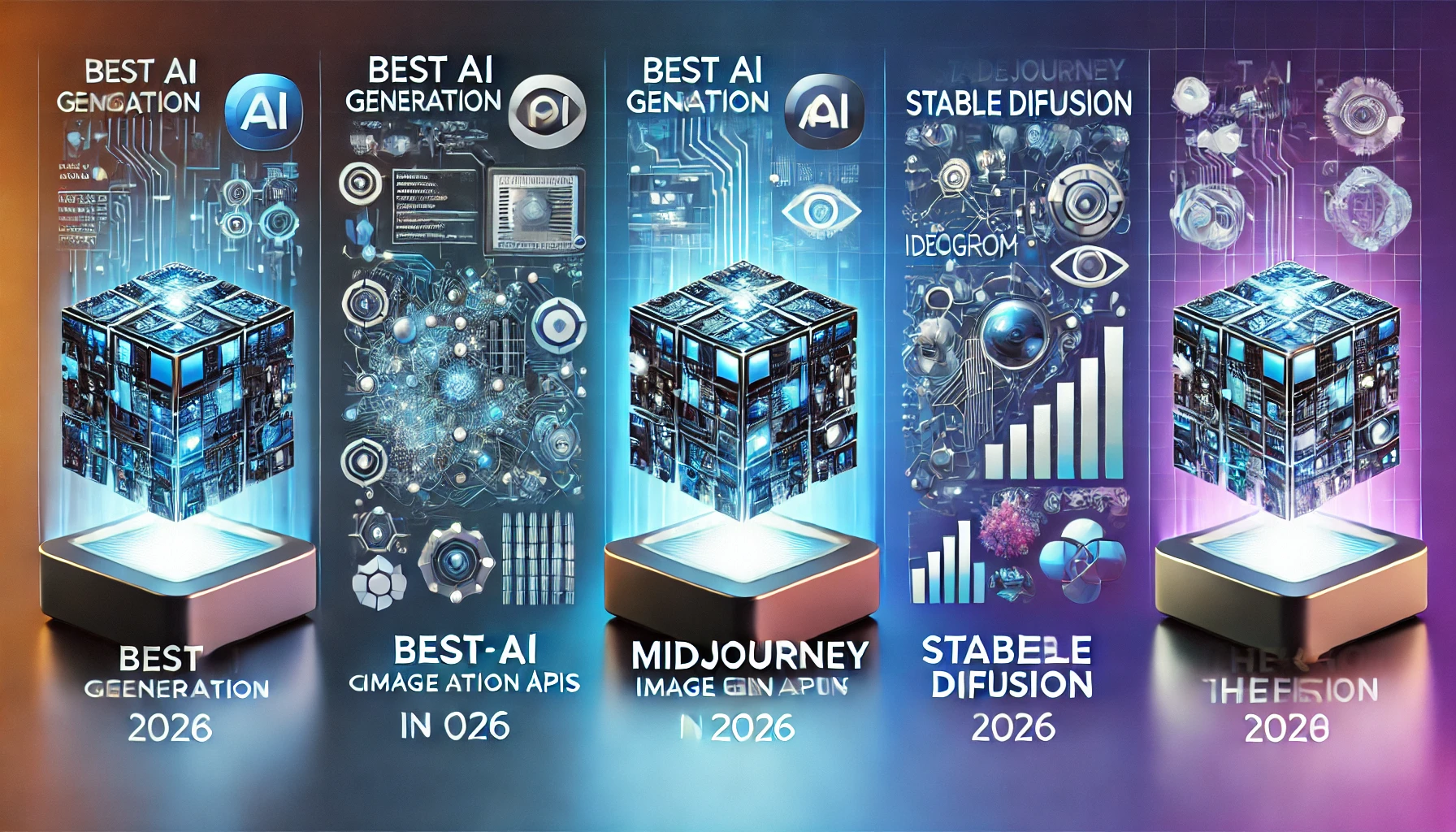 "Best AI Image Generation APIs in 2026: DALL-E vs Midjourney vs Stable Diffusion vs Ideogram"