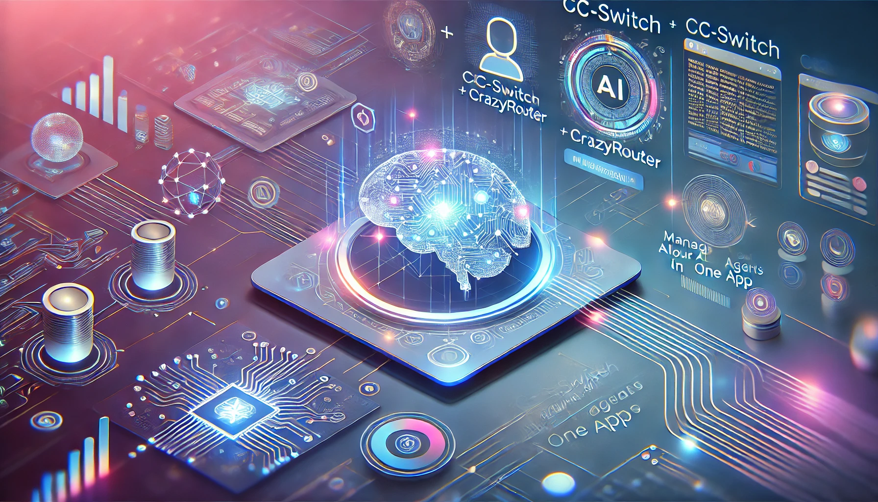 CC-Switch + Crazyrouter - Manage All Your AI Coding Agents in One App