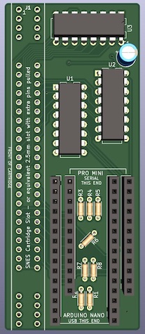 Snesdump board, from the project README