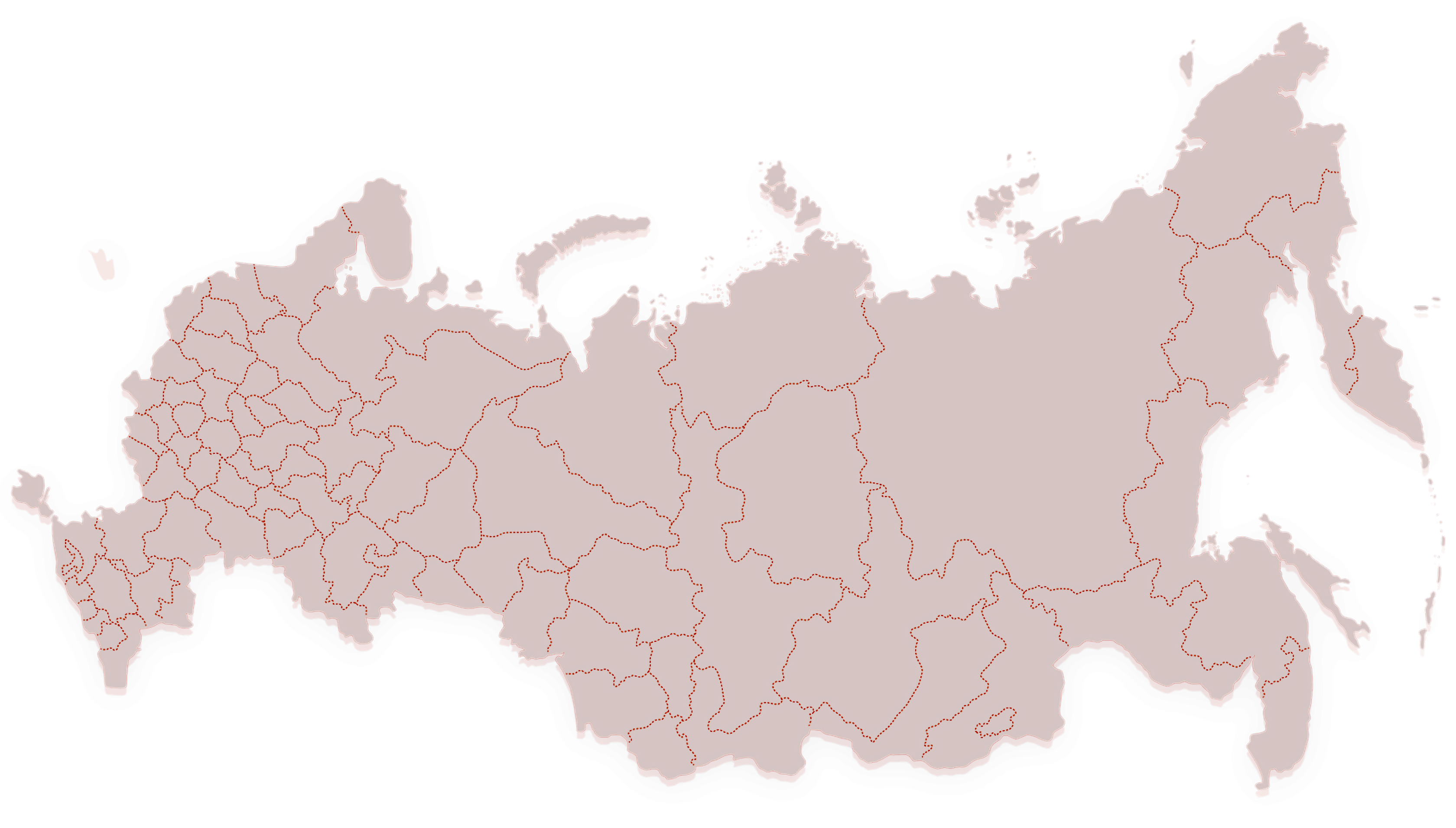 Карта России — территория деятельности ROMALEX