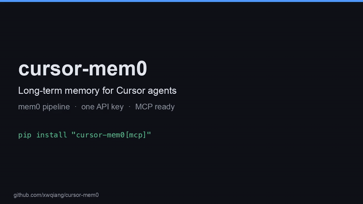 cursor-mem0 demo