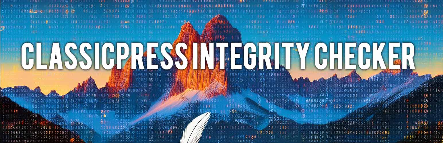 ClassicPress Integrity Checker banner