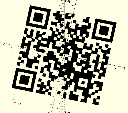 demo QR code for https://github.com/xypwn/scadqr