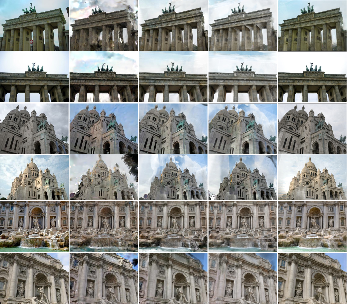Qualitative comparison on the Phototourism dataset.