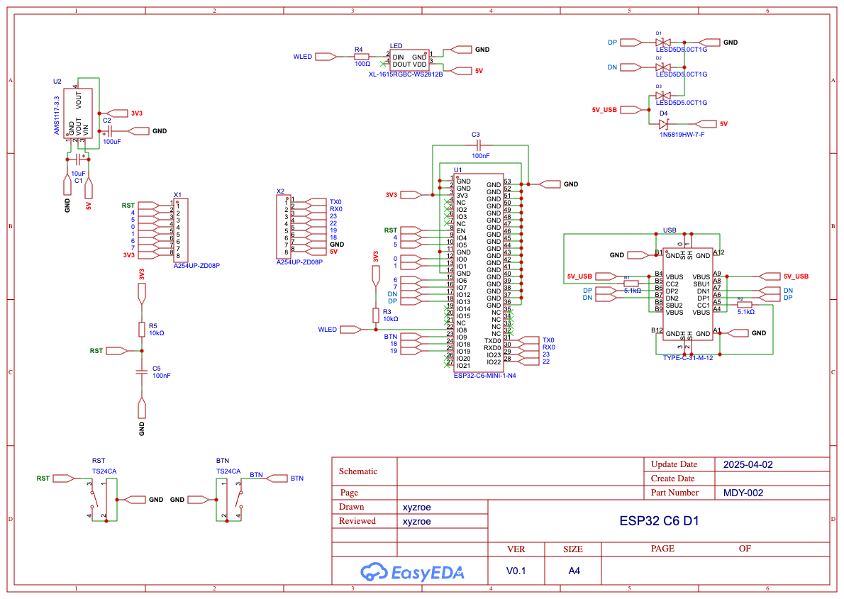 GitHub - xyzroe/ESP32_C6_D1: ESP32 C6 4N in D1 form factor