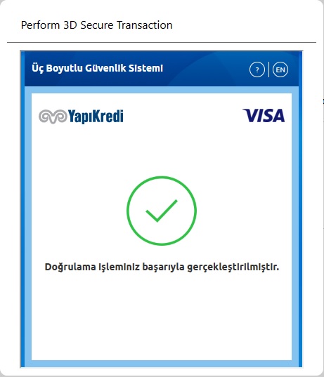 3D Başarılı