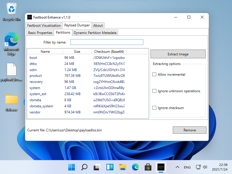 [TOOL][Windows] Fastboot Enhance [Payload Dumper & Image Flasher] | XDA ...