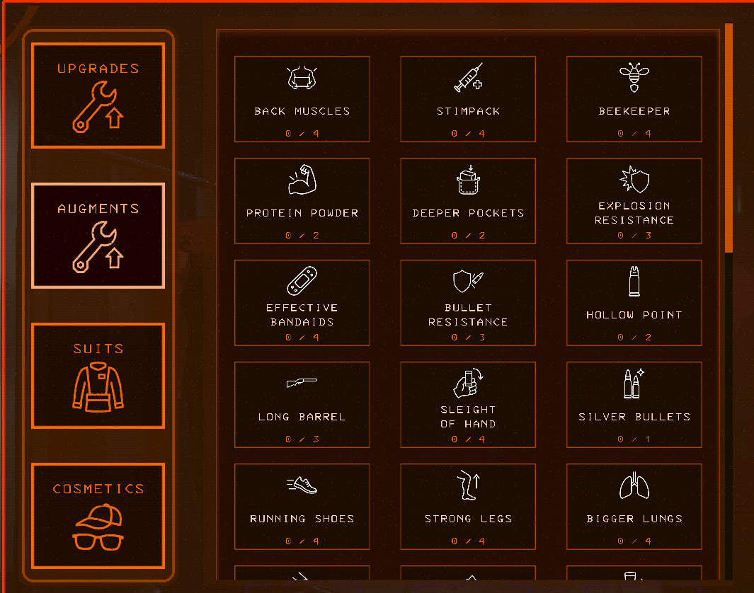 Augments catalog with Late Game Upgrades installed