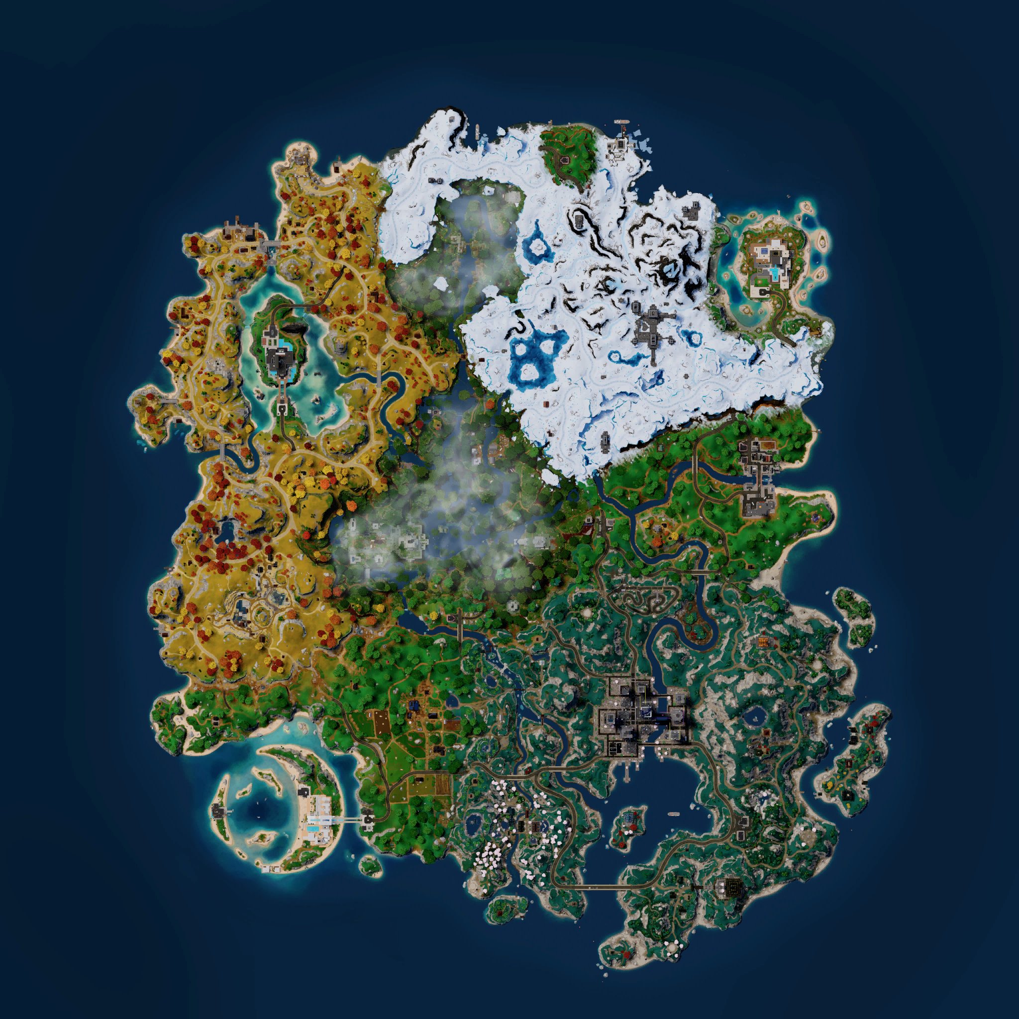 Fortnite map in Chapter 4, Season 4