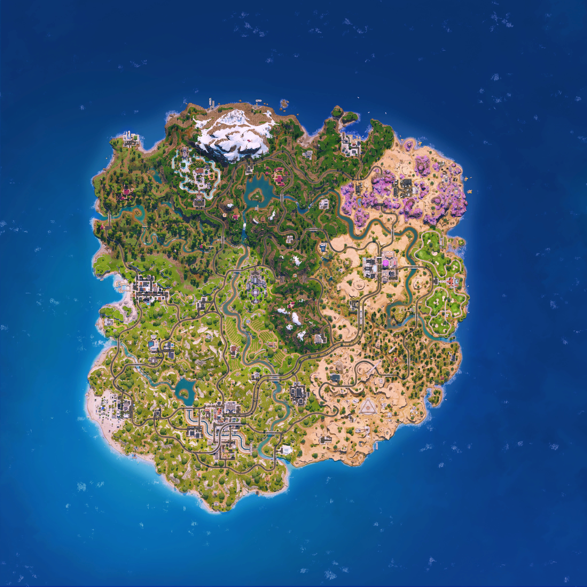 Fortnite map in Chapter 7, Season 1