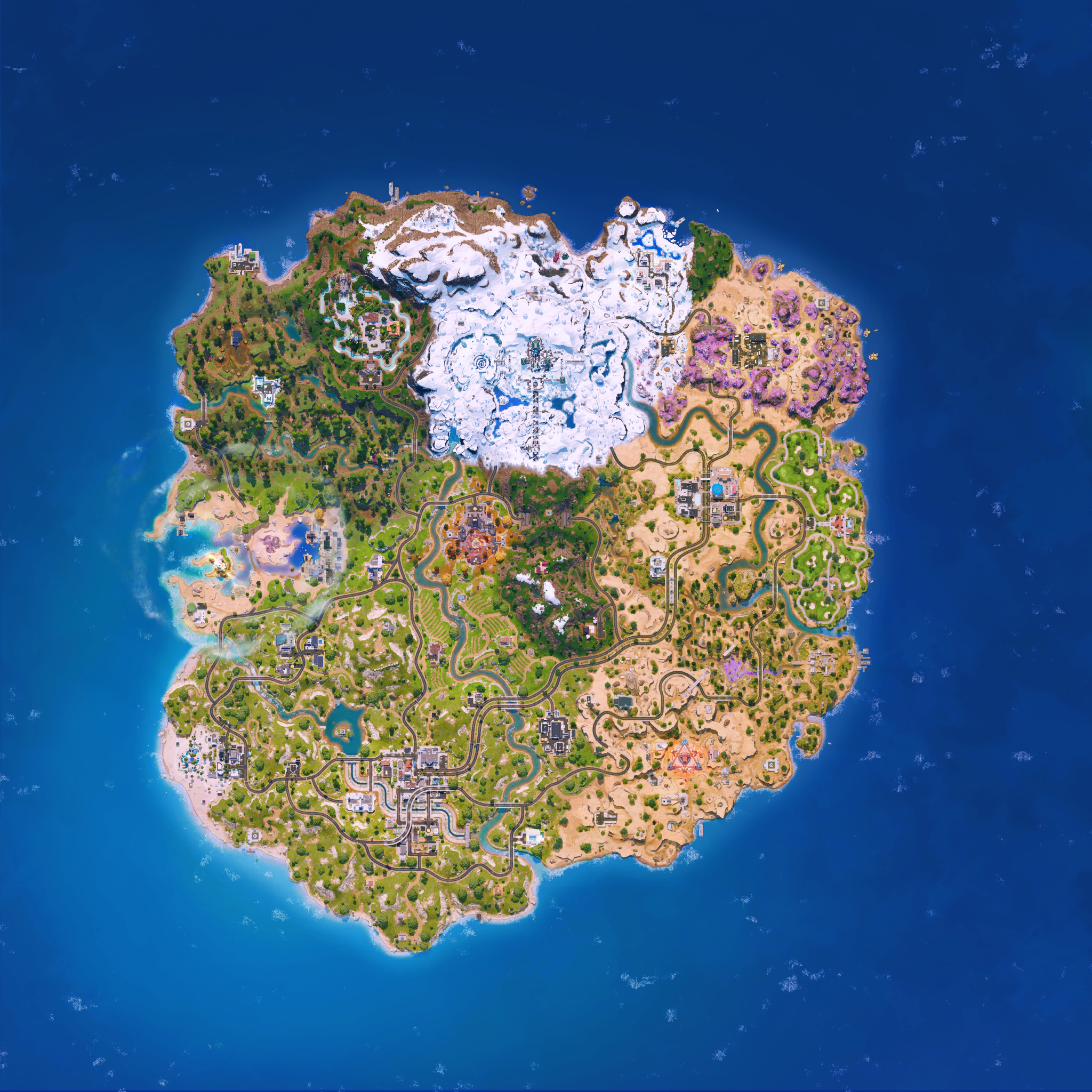 Fortnite map in Chapter 7, Season 2