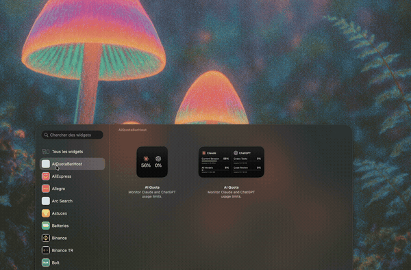 Desktop widget