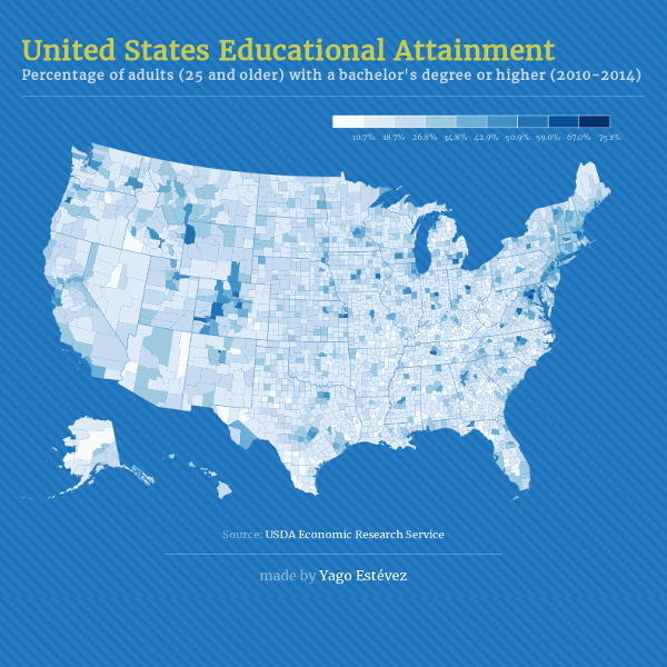 Screenshot of Choropleth Map.