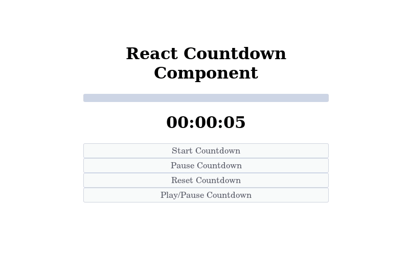 react-countdown-component demo