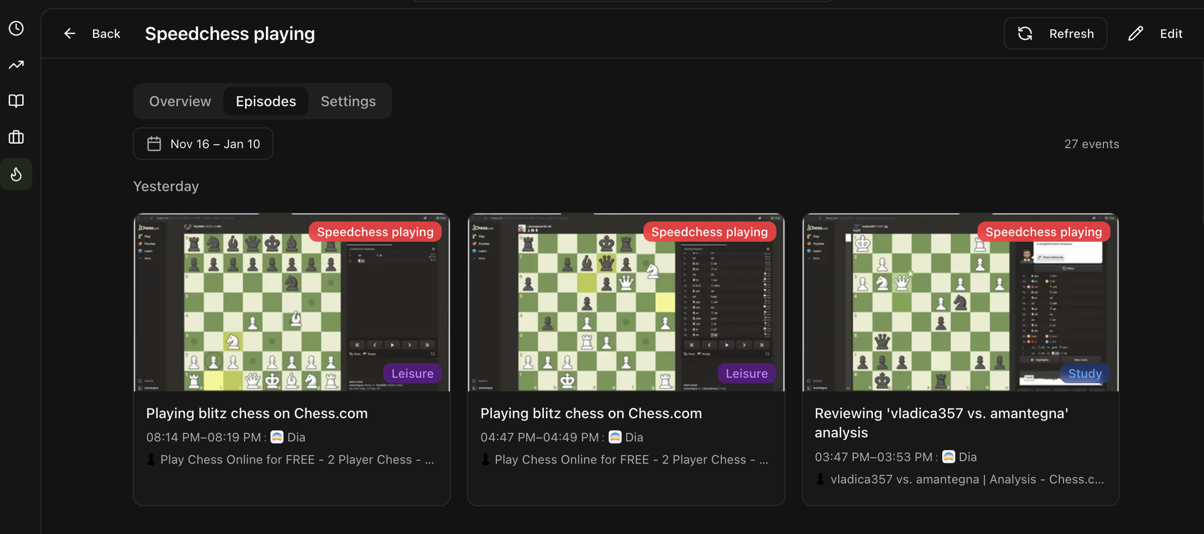 Speed Chess Addiction