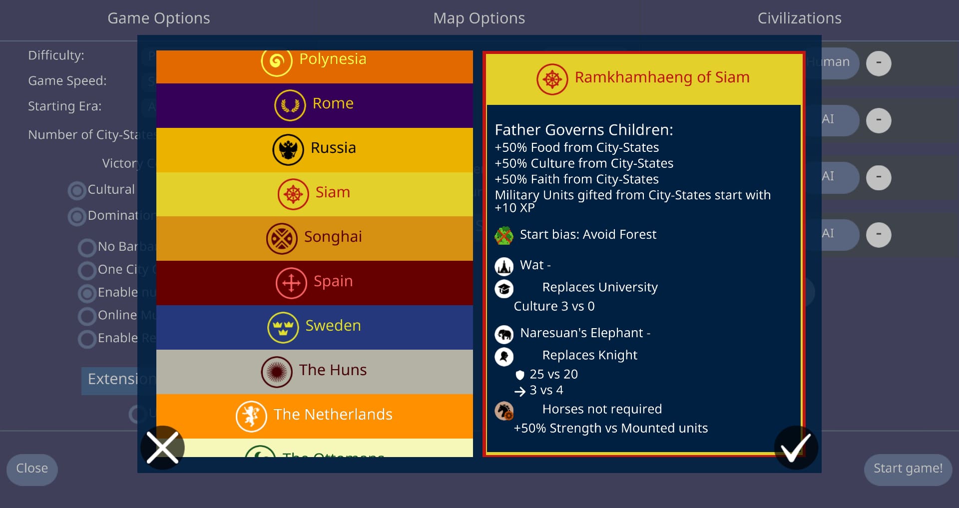 Screenshot 3 of Unciv — opens full size