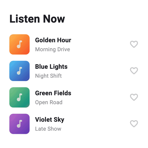 Animated demo of the status_alert Flutter package: liking a song shows an Apple-style blurred Loved popup with an icon and a subtitle, which then fades away.