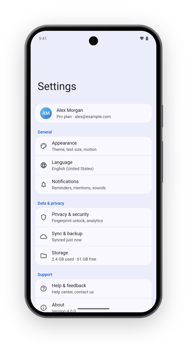 Android style on a Pixel phone
