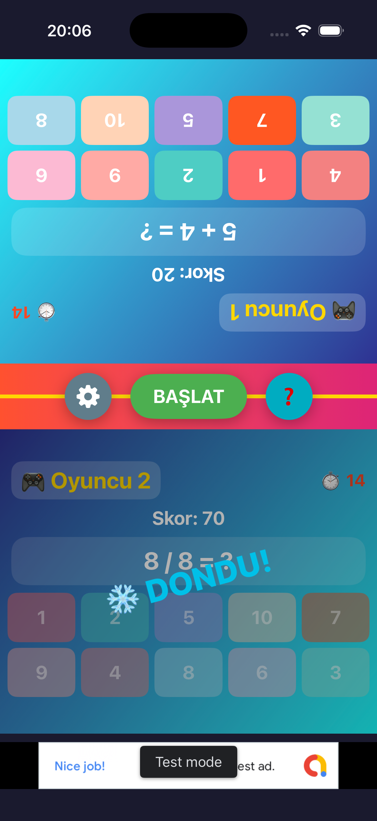 Dört İşlem Yarışı