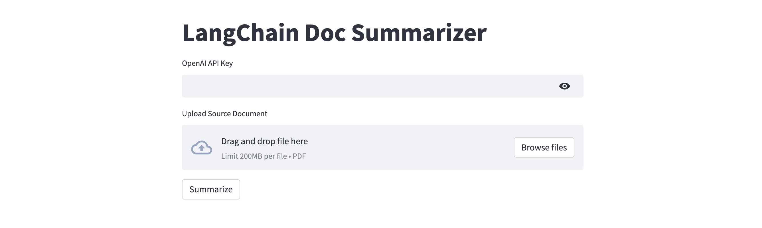 langchain-doc-summarizer