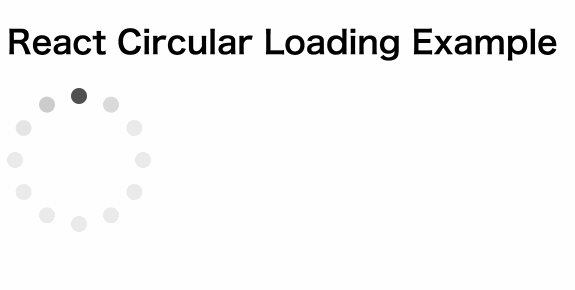 react-circular-loading demo