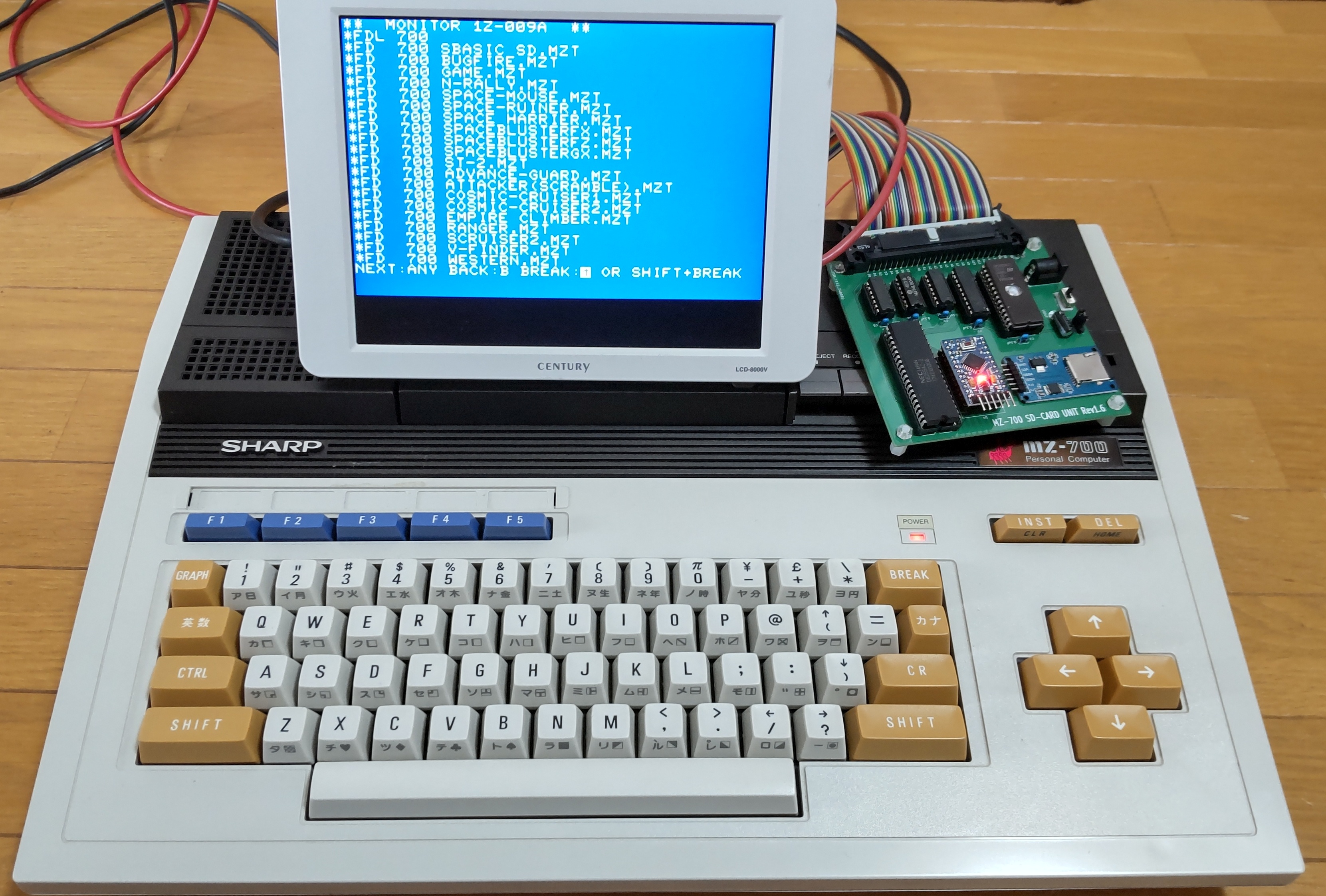 MZ-700 SD, from the project README
