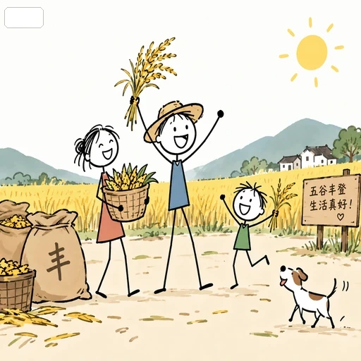 #FA-039 Hand-Drawn Stick Figure Cartoon
