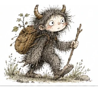 #FB-005 Crosshatched Wild Storybook
